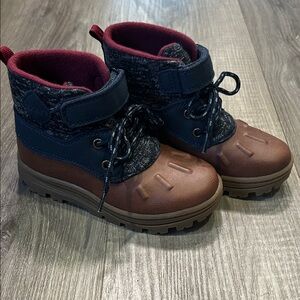 Carter's Navy and Brown Kids Boots
